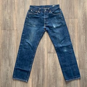 Levi’s 501 White Oak Cone Denim Selvedge Jeans